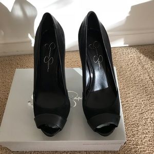 Jessica Simpson black heels
